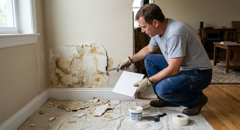 Basement Drywall Repair in Kansas City, KS